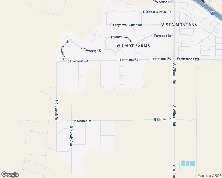 map of restaurants, bars, coffee shops, grocery stores, and more near 5896 East Hermans Road in Tucson