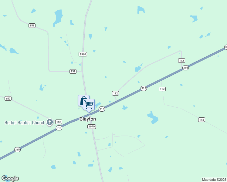 map of restaurants, bars, coffee shops, grocery stores, and more near 428 County Road 112 in Carthage