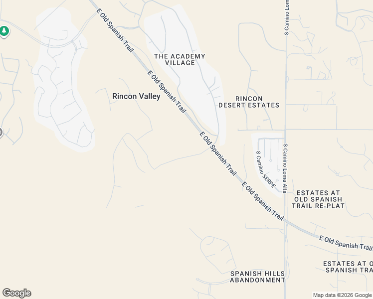 map of restaurants, bars, coffee shops, grocery stores, and more near East Old Spanish Trail in Tucson