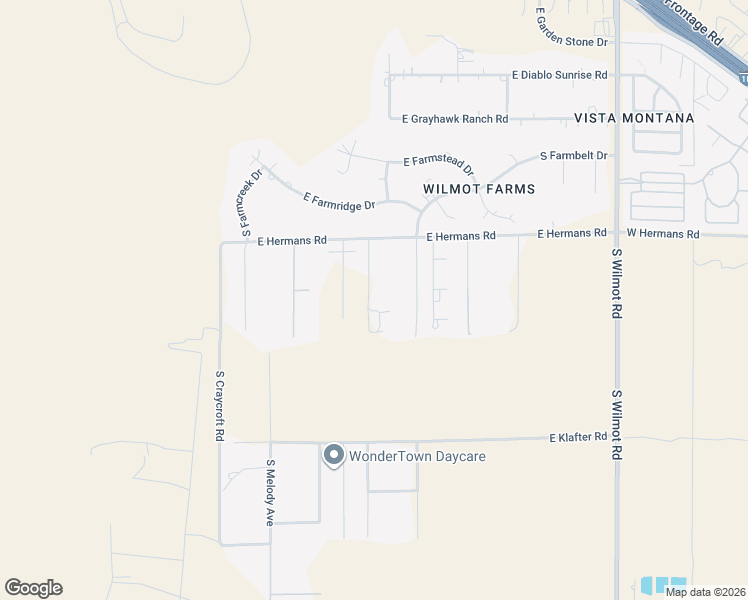 map of restaurants, bars, coffee shops, grocery stores, and more near 5876 East Hermans Road in Tucson