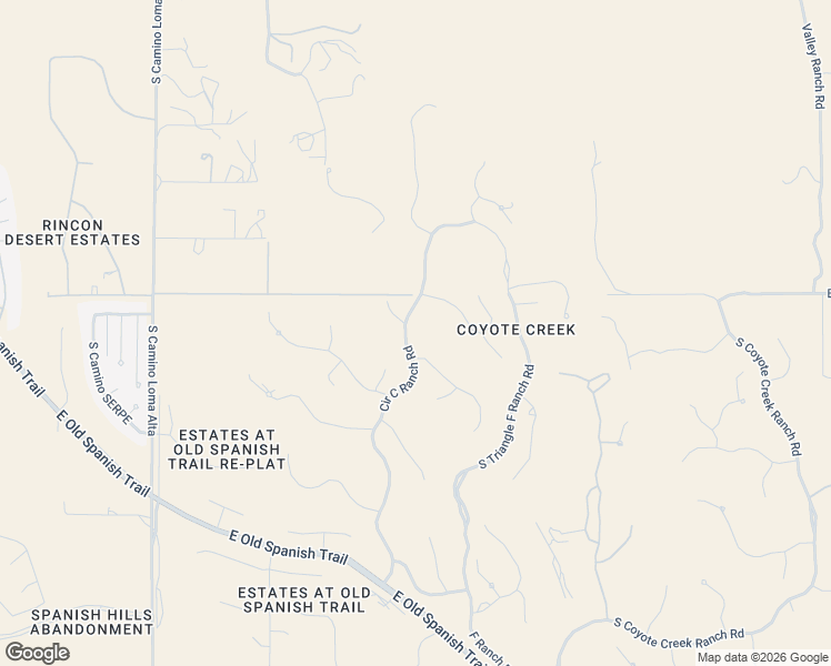 map of restaurants, bars, coffee shops, grocery stores, and more near 8177 Circle C Ranch Road in Corona de Tucson