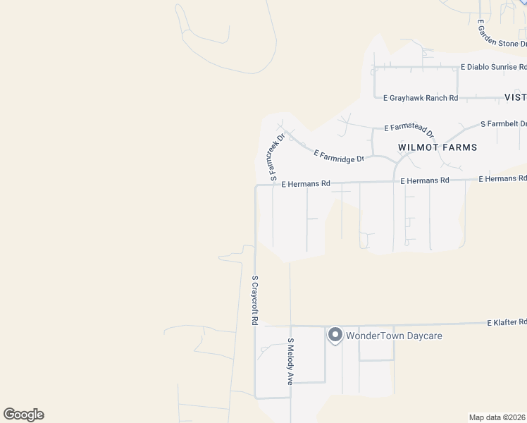 map of restaurants, bars, coffee shops, grocery stores, and more near 5540 East Hermans Road in Tucson