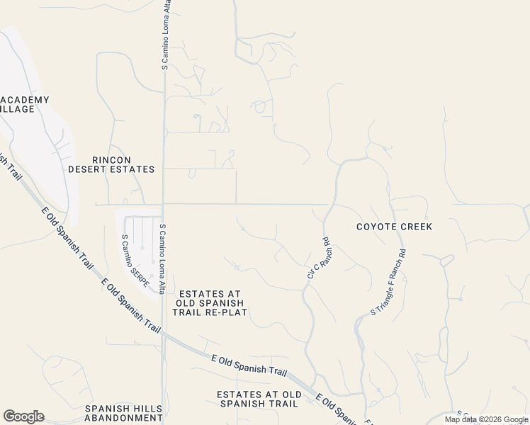 map of restaurants, bars, coffee shops, grocery stores, and more near 8142 East Circle L Ranch Place in Corona de Tucson