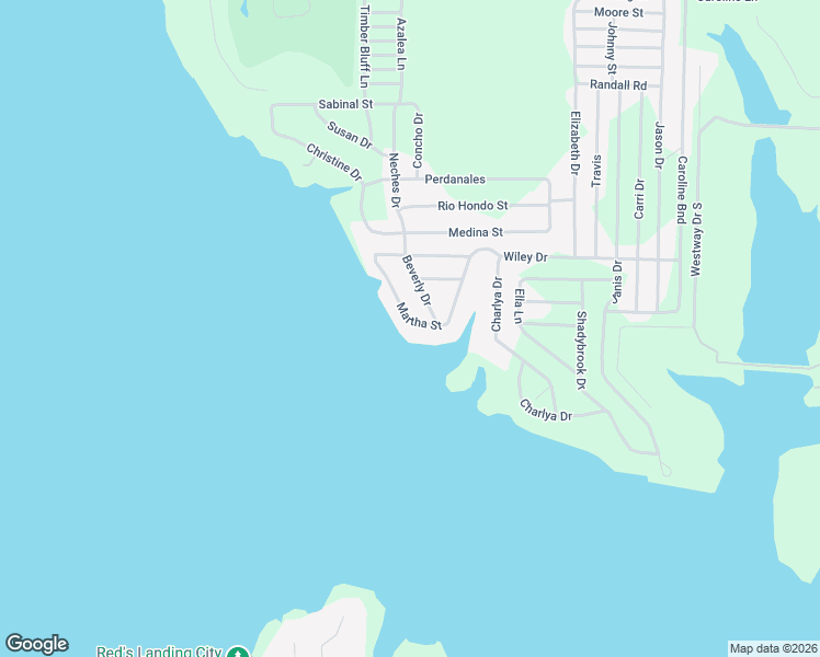 map of restaurants, bars, coffee shops, grocery stores, and more near 338 Martha Street in Bullard