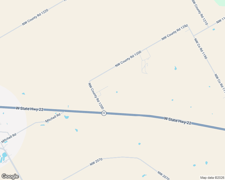 map of restaurants, bars, coffee shops, grocery stores, and more near 7715 Northwest County Road 1200 in Barry
