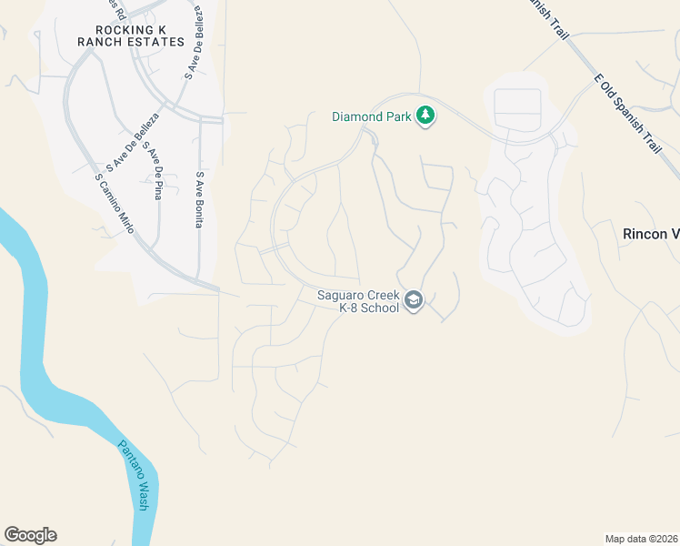 map of restaurants, bars, coffee shops, grocery stores, and more near Unnamed Road in Tucson