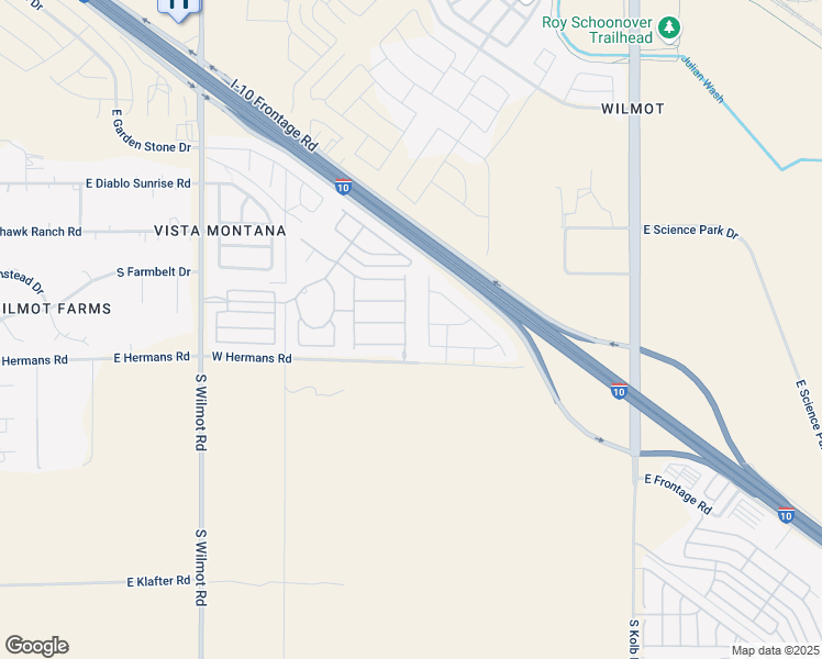 map of restaurants, bars, coffee shops, grocery stores, and more near 8043 South Talaco Trail in Tucson