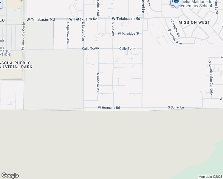 map of restaurants, bars, coffee shops, grocery stores, and more near 7920 South Gila Avenue in Tucson