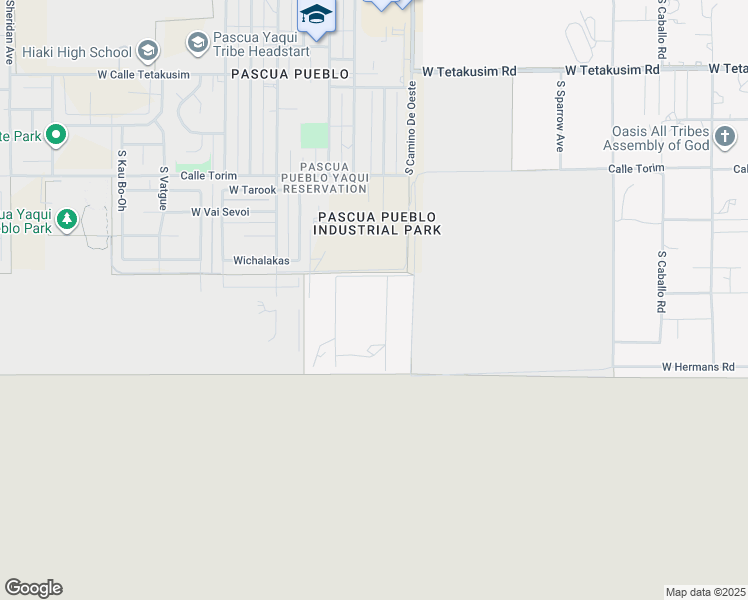 map of restaurants, bars, coffee shops, grocery stores, and more near 7936 South Camino De Oeste in Tucson