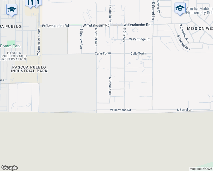 map of restaurants, bars, coffee shops, grocery stores, and more near 7917 South Caballo Road in Tucson