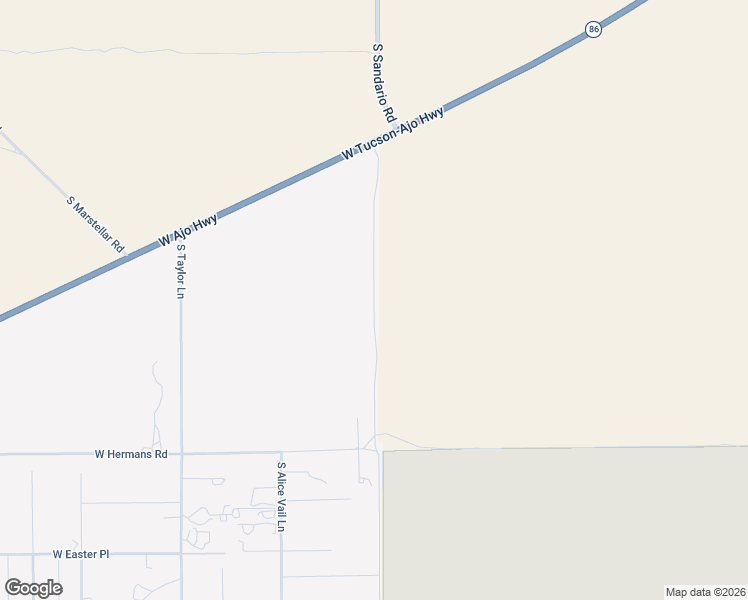 map of restaurants, bars, coffee shops, grocery stores, and more near South Sandario Road in Tucson
