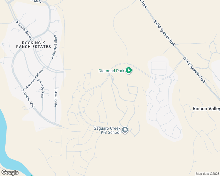 map of restaurants, bars, coffee shops, grocery stores, and more near 7816 South Bonanza Park Drive in Tucson