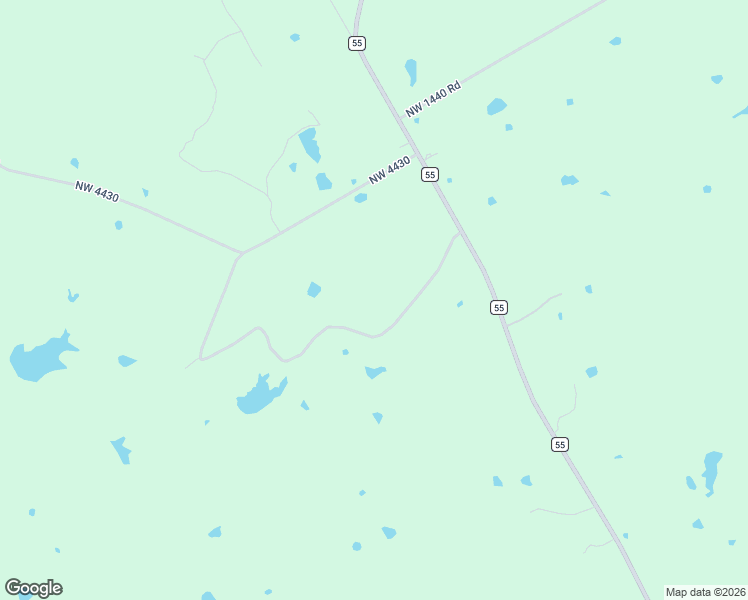 map of restaurants, bars, coffee shops, grocery stores, and more near 9263 Northwest County Road 4430 in Blooming Grove