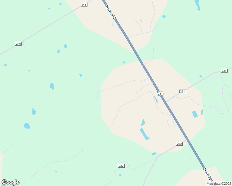 map of restaurants, bars, coffee shops, grocery stores, and more near 16480 U.S. 281 in Hico