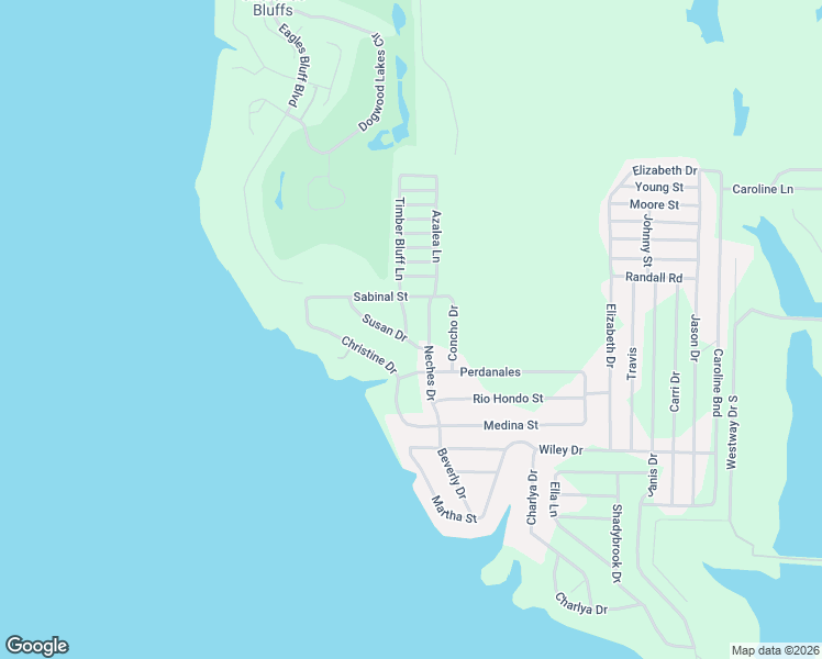 map of restaurants, bars, coffee shops, grocery stores, and more near 110 Timber Bluff Road in Bullard