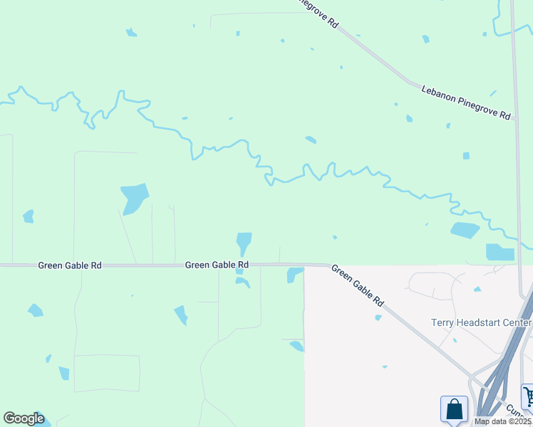 map of restaurants, bars, coffee shops, grocery stores, and more near 1749 Green Gable Road in Terry