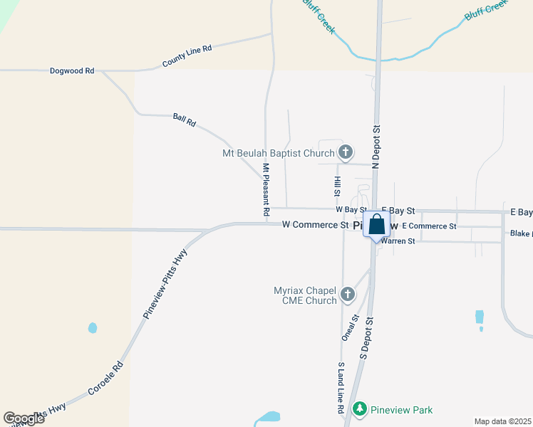 map of restaurants, bars, coffee shops, grocery stores, and more near 166 Mount Pleasant Road in Pineview