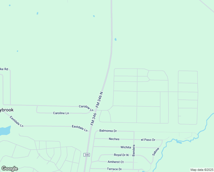 map of restaurants, bars, coffee shops, grocery stores, and more near 2624 FM 346 in Bullard