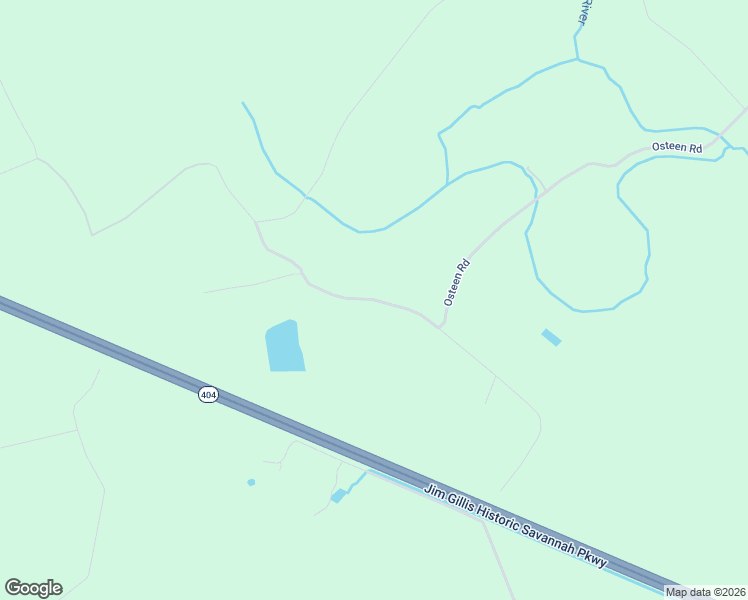 map of restaurants, bars, coffee shops, grocery stores, and more near 1075 Osteen Road in Bloomingdale