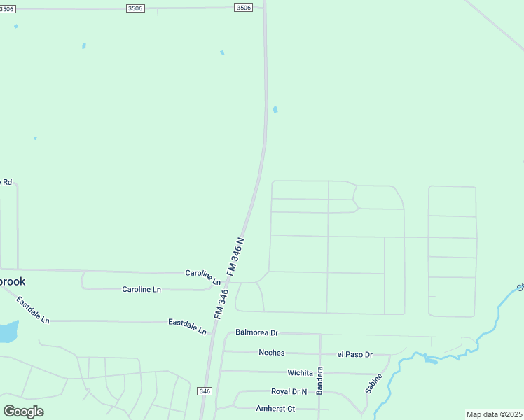 map of restaurants, bars, coffee shops, grocery stores, and more near 2624 Farm to Market 346 in Bullard