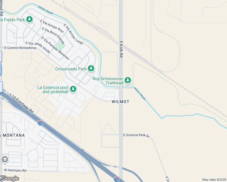 map of restaurants, bars, coffee shops, grocery stores, and more near 7035 Vuelta Aguarachay in Tucson