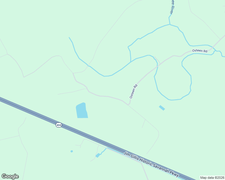 map of restaurants, bars, coffee shops, grocery stores, and more near 1075 Osteen Road in Bloomingdale