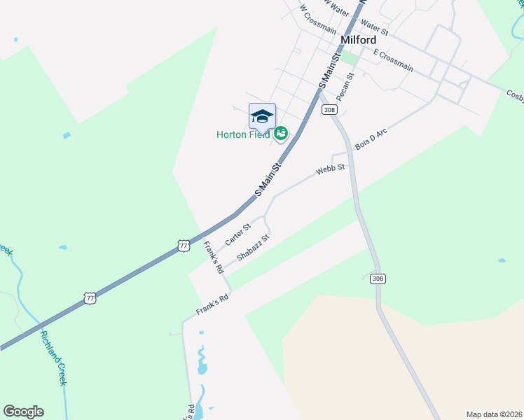 map of restaurants, bars, coffee shops, grocery stores, and more near 810 Webb Street in Milford