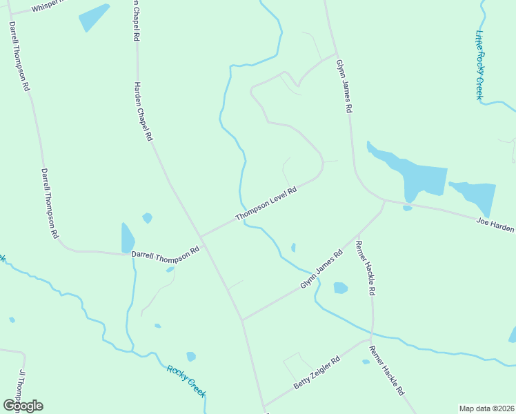 map of restaurants, bars, coffee shops, grocery stores, and more near Thompson Level Road in Toombs County