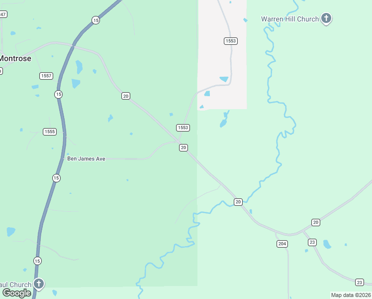 map of restaurants, bars, coffee shops, grocery stores, and more near 600-624 County Road 20 in Louin