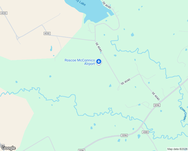 map of restaurants, bars, coffee shops, grocery stores, and more near 15065 Southeast County Road 4040 in Kerens