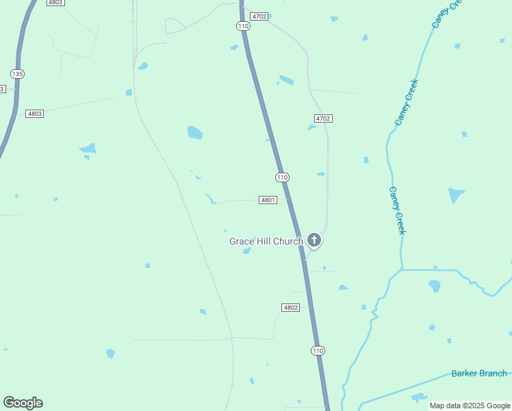 map of restaurants, bars, coffee shops, grocery stores, and more near 295 County Road 4801 in Troup