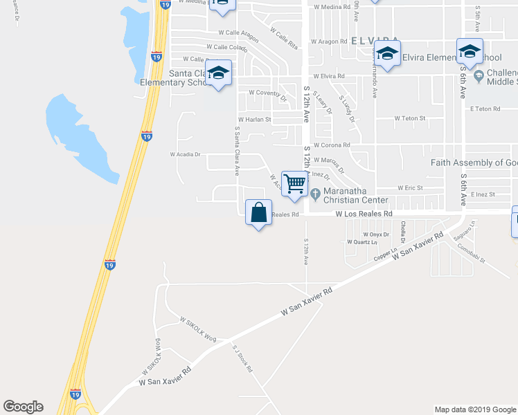 map of restaurants, bars, coffee shops, grocery stores, and more near 731 West Lightstar Circle in Tucson