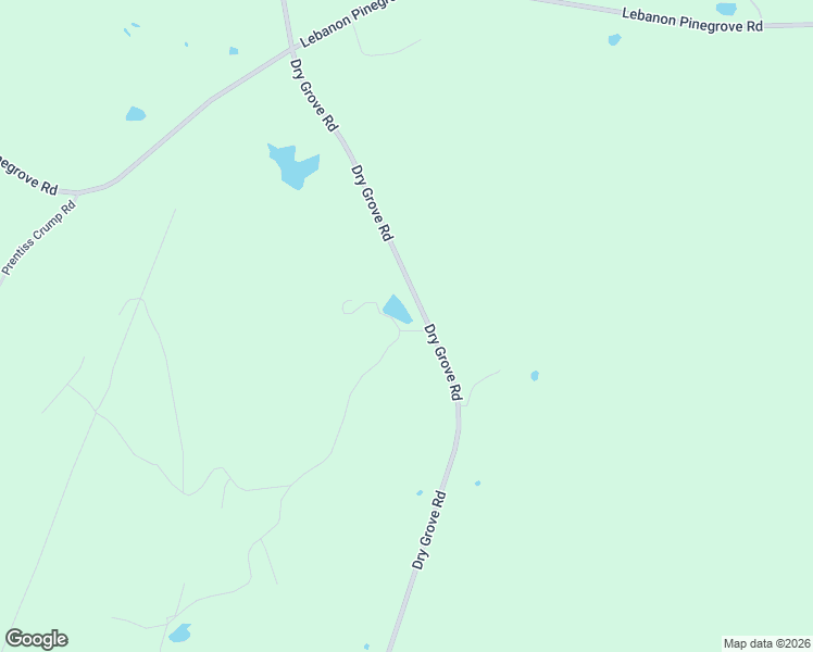 map of restaurants, bars, coffee shops, grocery stores, and more near 6155 Dry Grove Road in Terry