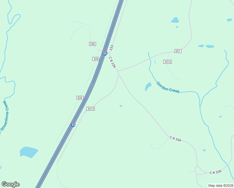 map of restaurants, bars, coffee shops, grocery stores, and more near County Road 3313 in Enterprise