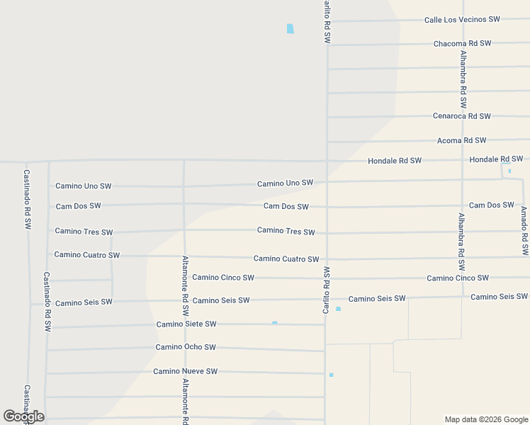 map of restaurants, bars, coffee shops, grocery stores, and more near Cam Dos Southwest in Deming