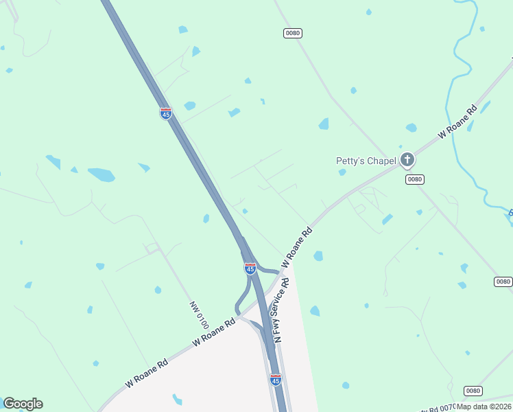 map of restaurants, bars, coffee shops, grocery stores, and more near 3222 Northeast 0091 in Corsicana