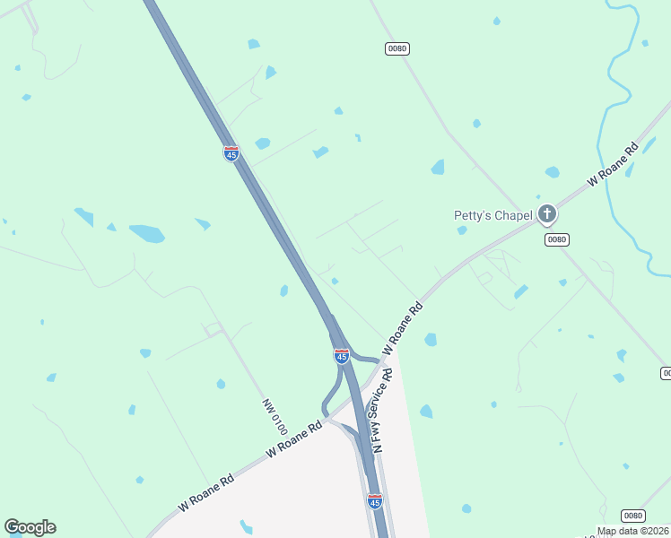 map of restaurants, bars, coffee shops, grocery stores, and more near 3222 Northeast 0091 in Corsicana