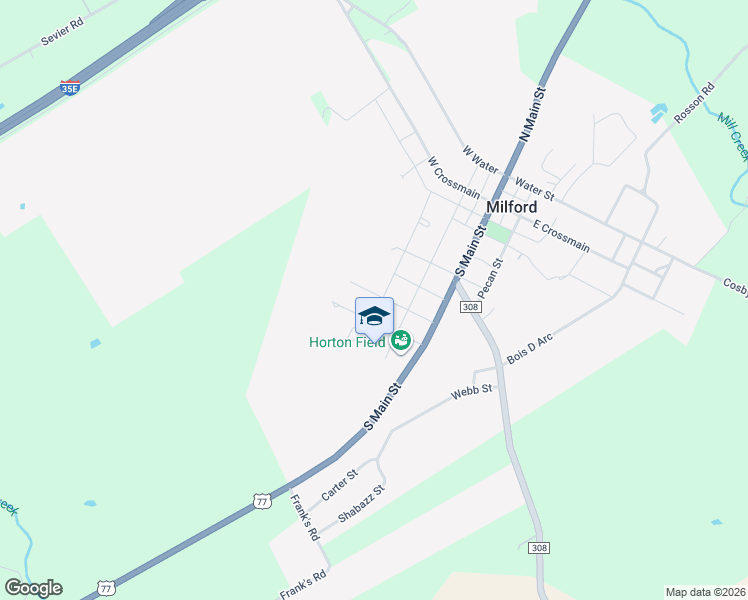 map of restaurants, bars, coffee shops, grocery stores, and more near 600 West Avenue in Milford