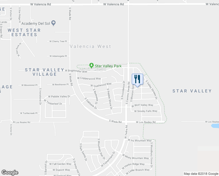 map of restaurants, bars, coffee shops, grocery stores, and more near 7075 South Pebble Shore Drive in Tucson