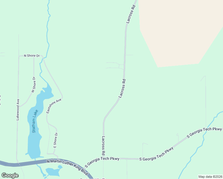 map of restaurants, bars, coffee shops, grocery stores, and more near 279 Lacross Road in Americus