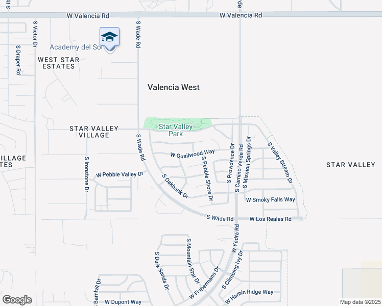 map of restaurants, bars, coffee shops, grocery stores, and more near 6788 West Quailwood Way in Tucson