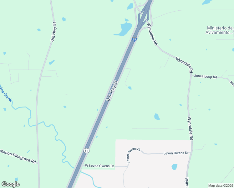 map of restaurants, bars, coffee shops, grocery stores, and more near 9850 Highway 55 South in Terry