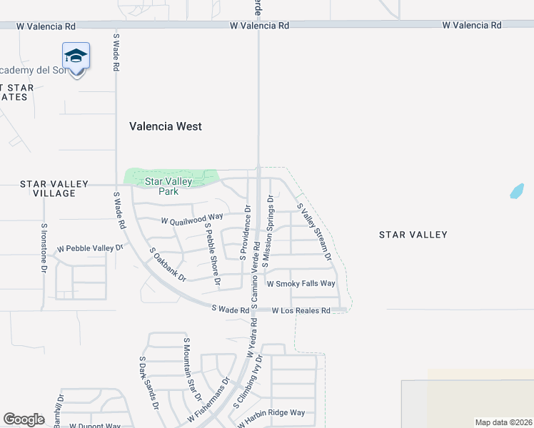 map of restaurants, bars, coffee shops, grocery stores, and more near 7046 South Mission Springs Drive in Tucson