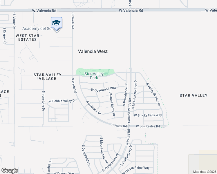 map of restaurants, bars, coffee shops, grocery stores, and more near 6773 West Copperwood Way in Tucson
