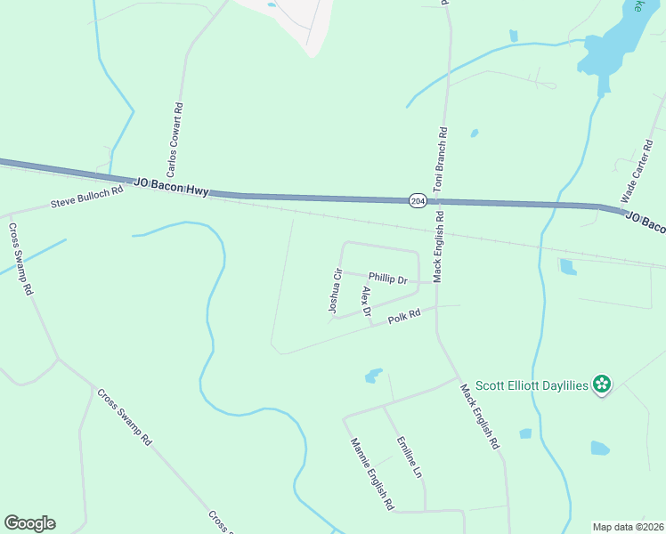 map of restaurants, bars, coffee shops, grocery stores, and more near 200 Joshua Circle in Ellabell