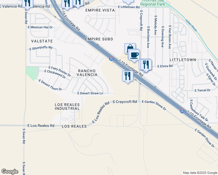 map of restaurants, bars, coffee shops, grocery stores, and more near 7046 South Ladys Thumb Lane in Tucson