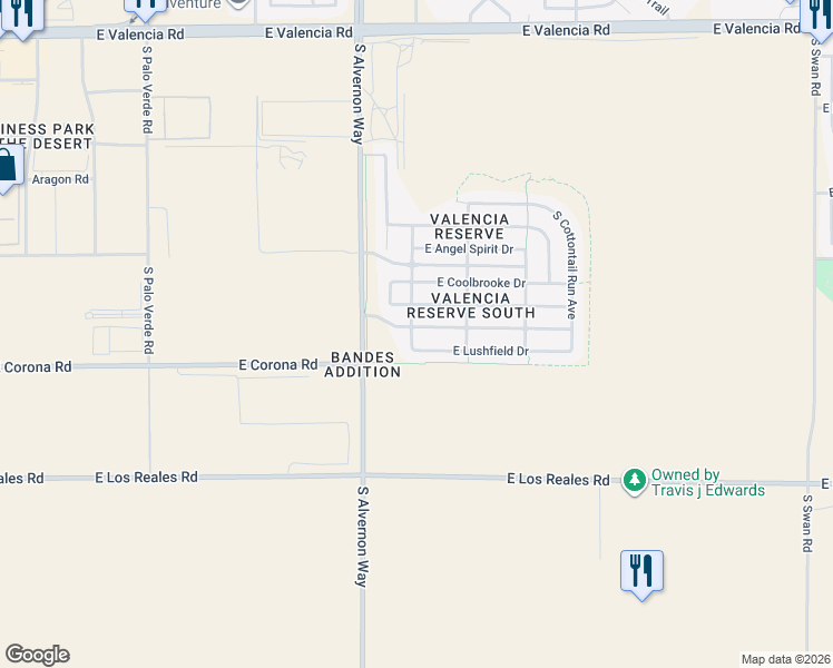 map of restaurants, bars, coffee shops, grocery stores, and more near 3984 East Shadow Branch Drive in Tucson