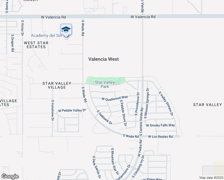 map of restaurants, bars, coffee shops, grocery stores, and more near 6845 West Copperwood Way in Tucson