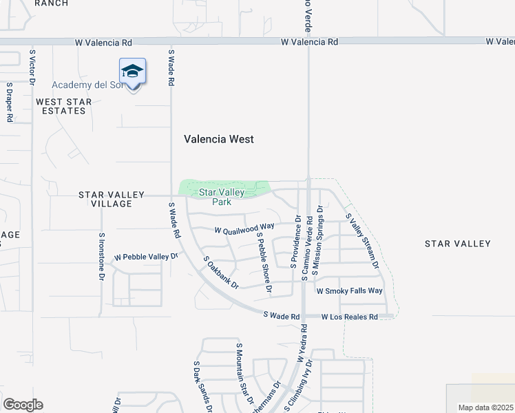 map of restaurants, bars, coffee shops, grocery stores, and more near 6750 West Copperwood Way in Tucson