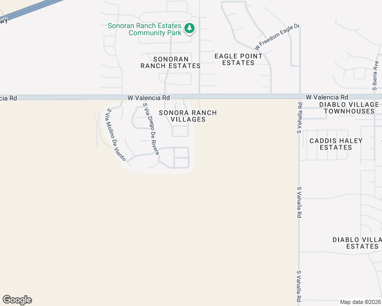 map of restaurants, bars, coffee shops, grocery stores, and more near 8202 West Calle Sancho Panza in Tucson